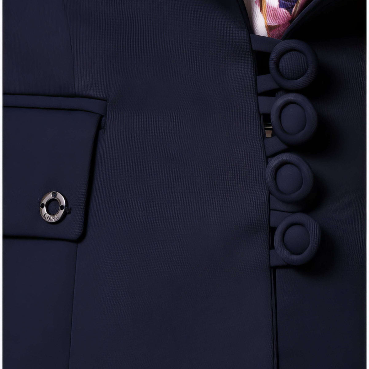Alexa Tailored Blazer in Navy. Tailored blazer. European cut.