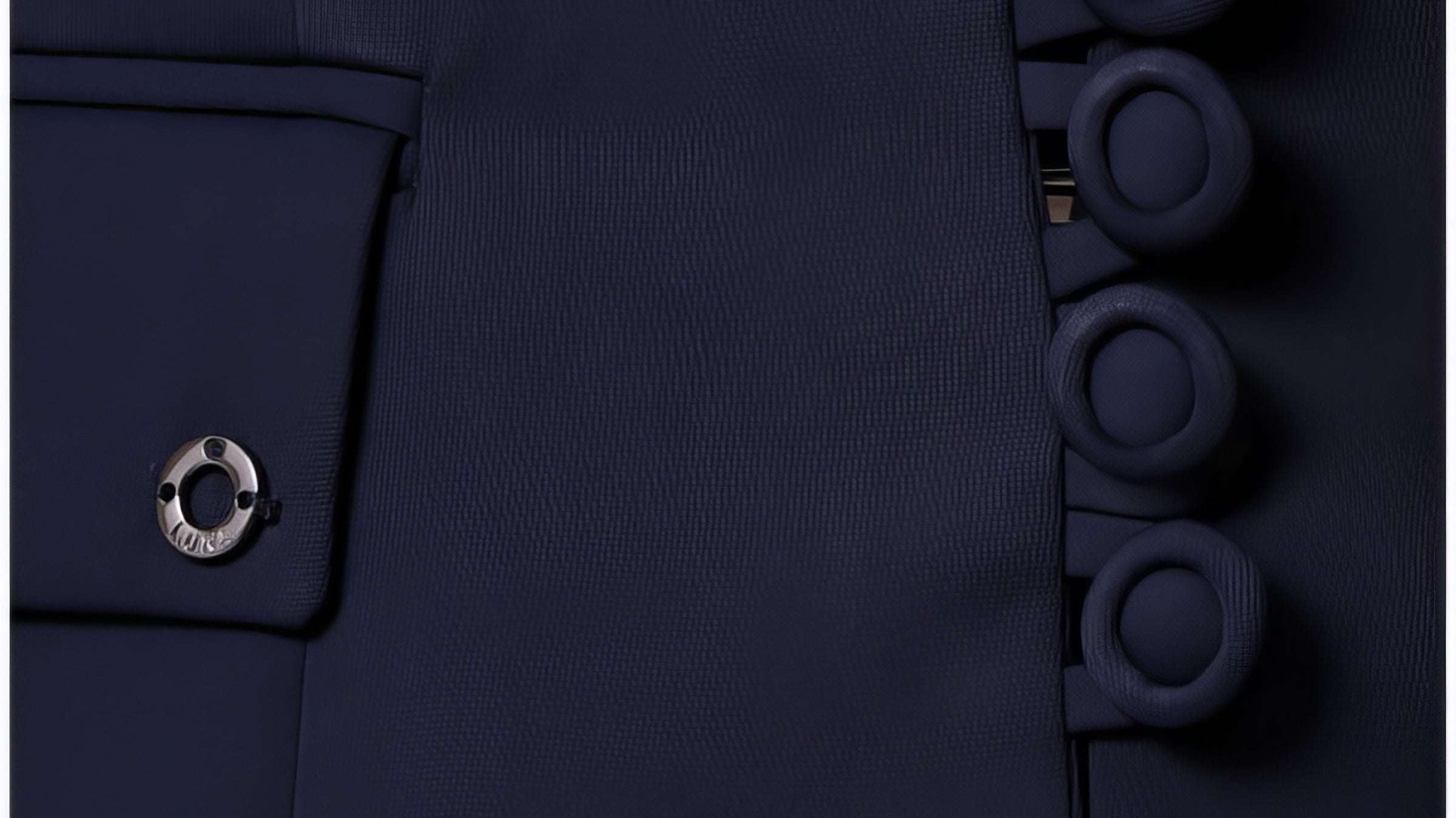 Alexa Tailored Blazer in Navy. Tailored blazer. European cut.