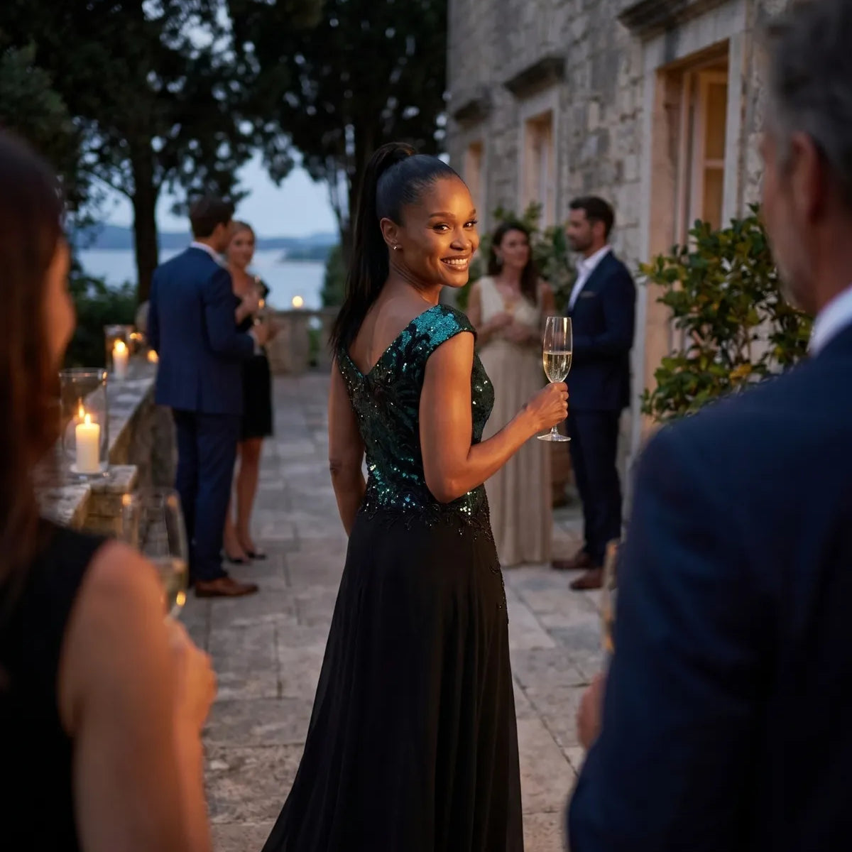Black Tie Outfit for Woman Over 50
