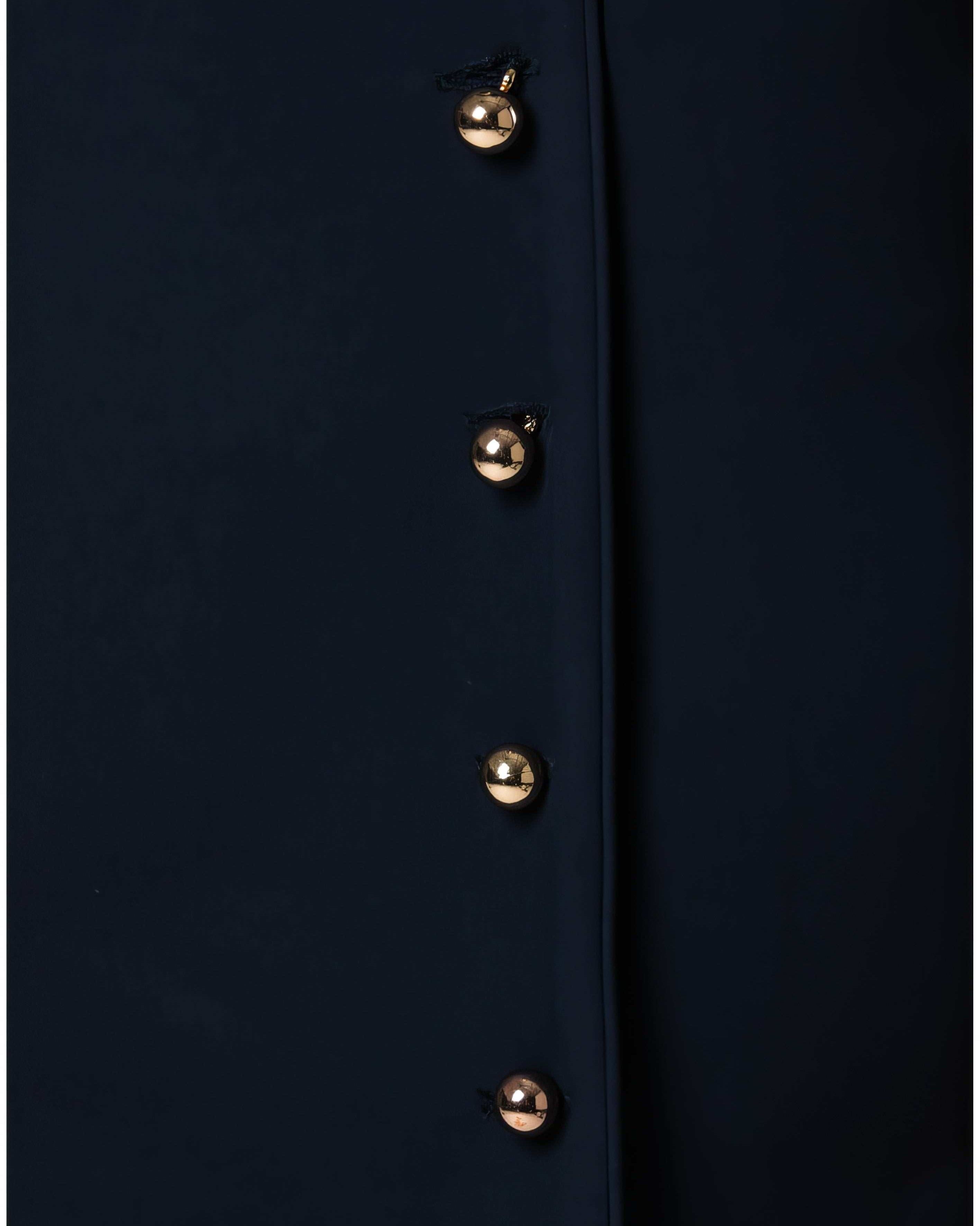 Navy Wrap Dress, Olga by Luna Fashion House, handcrafted in Europe, styled for the occasion