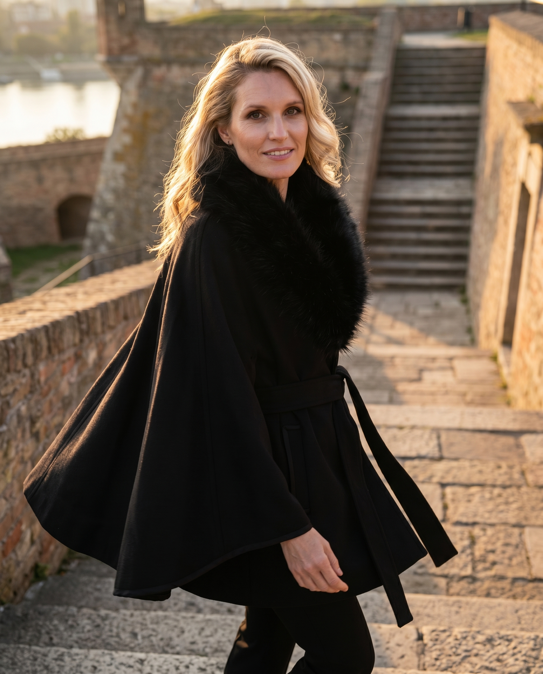 The Black Wool Cape and the Woman Who Wears It: A Story