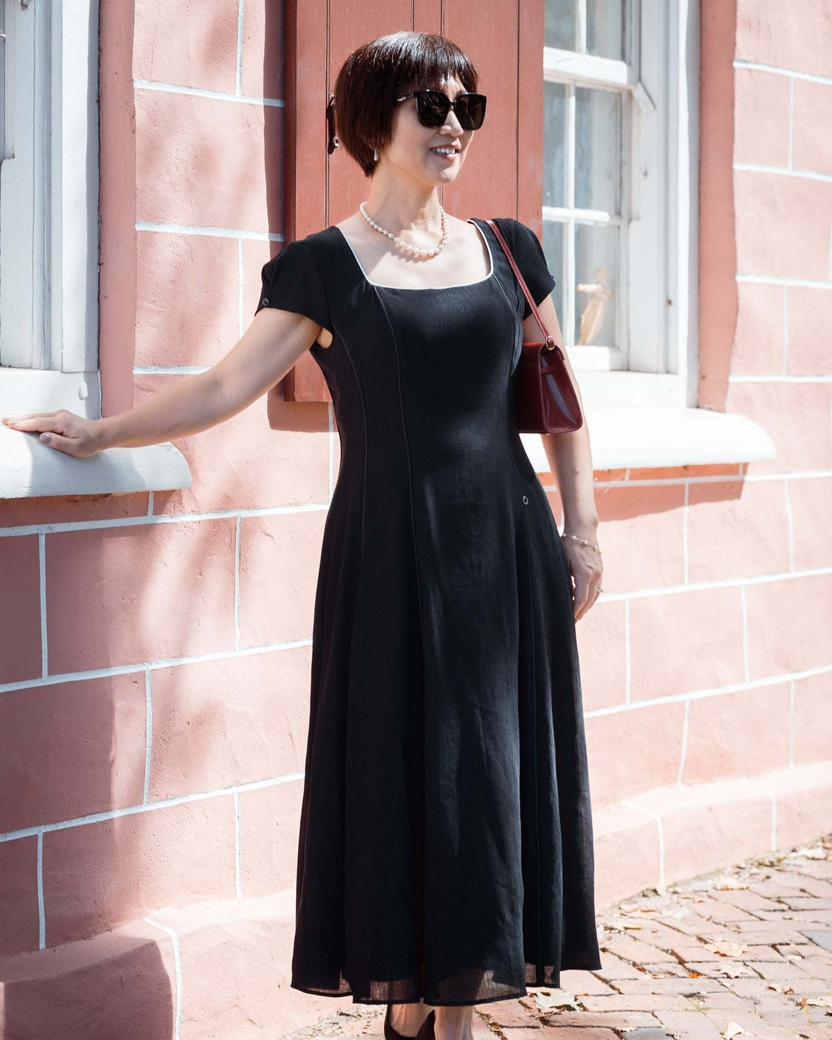 Light, defined summer outfit that still looks intentional in warm weather