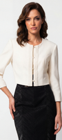 Lola Tailored Blazer in White