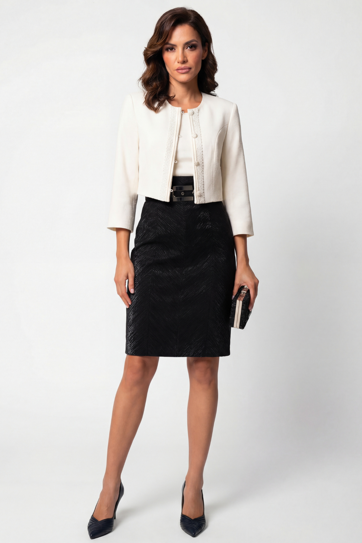 Lola Tailored Blazer in White