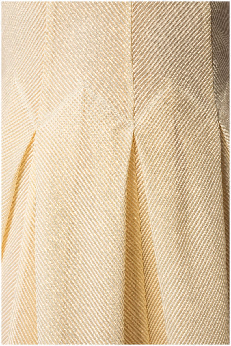 Nela Midi Dress in Ivory. Midi dress. European cut.