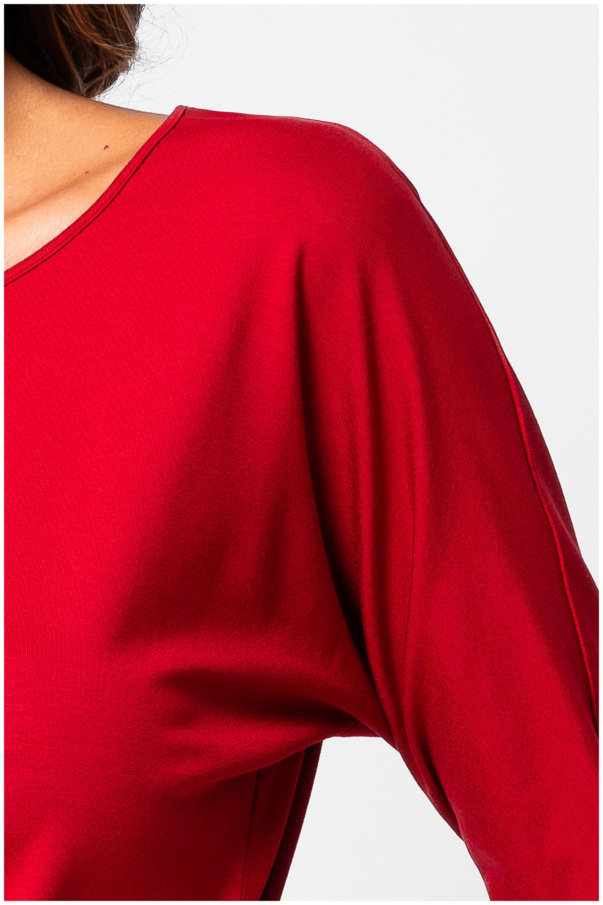 Eva Classic Top in Scarlet Red