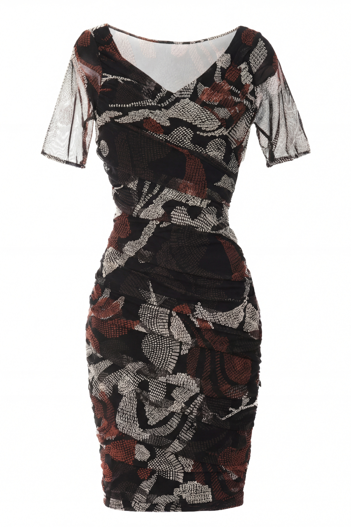 Lola Fitted Dress in Black