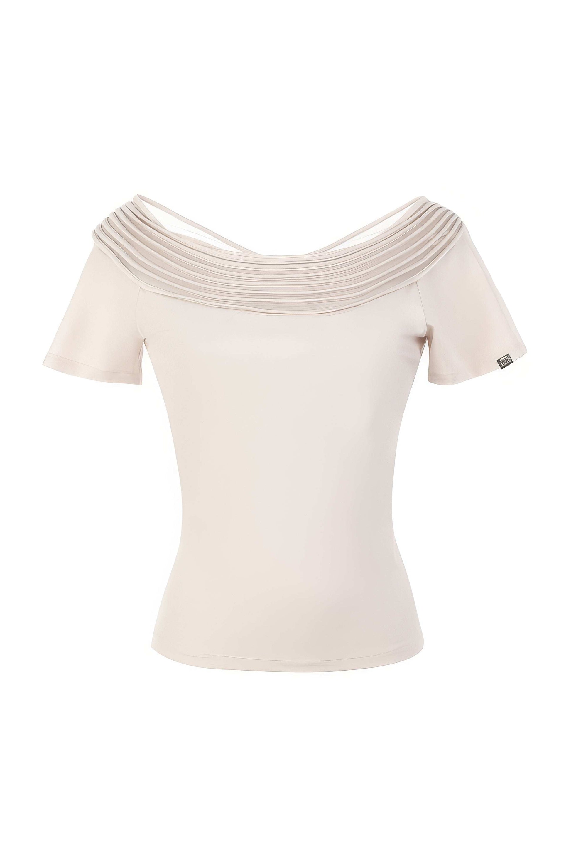 Lola Business Blouse in Beige