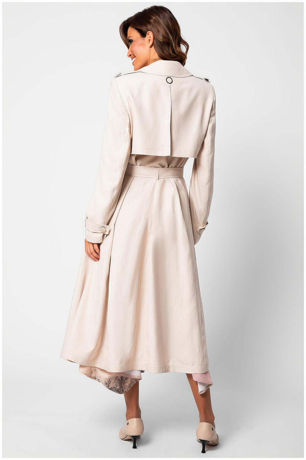 beige coat dress Classic Long Coat, Kim Size:0XL Imported Washing Instructions bridal dressing gowns Royal Blue Christmas Dress