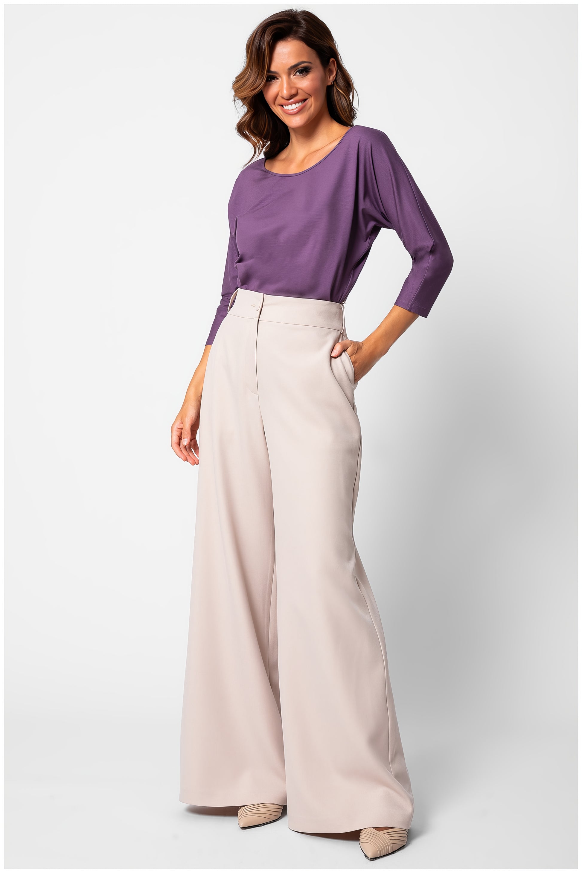 Eva Classic Top in Amethyst Purple