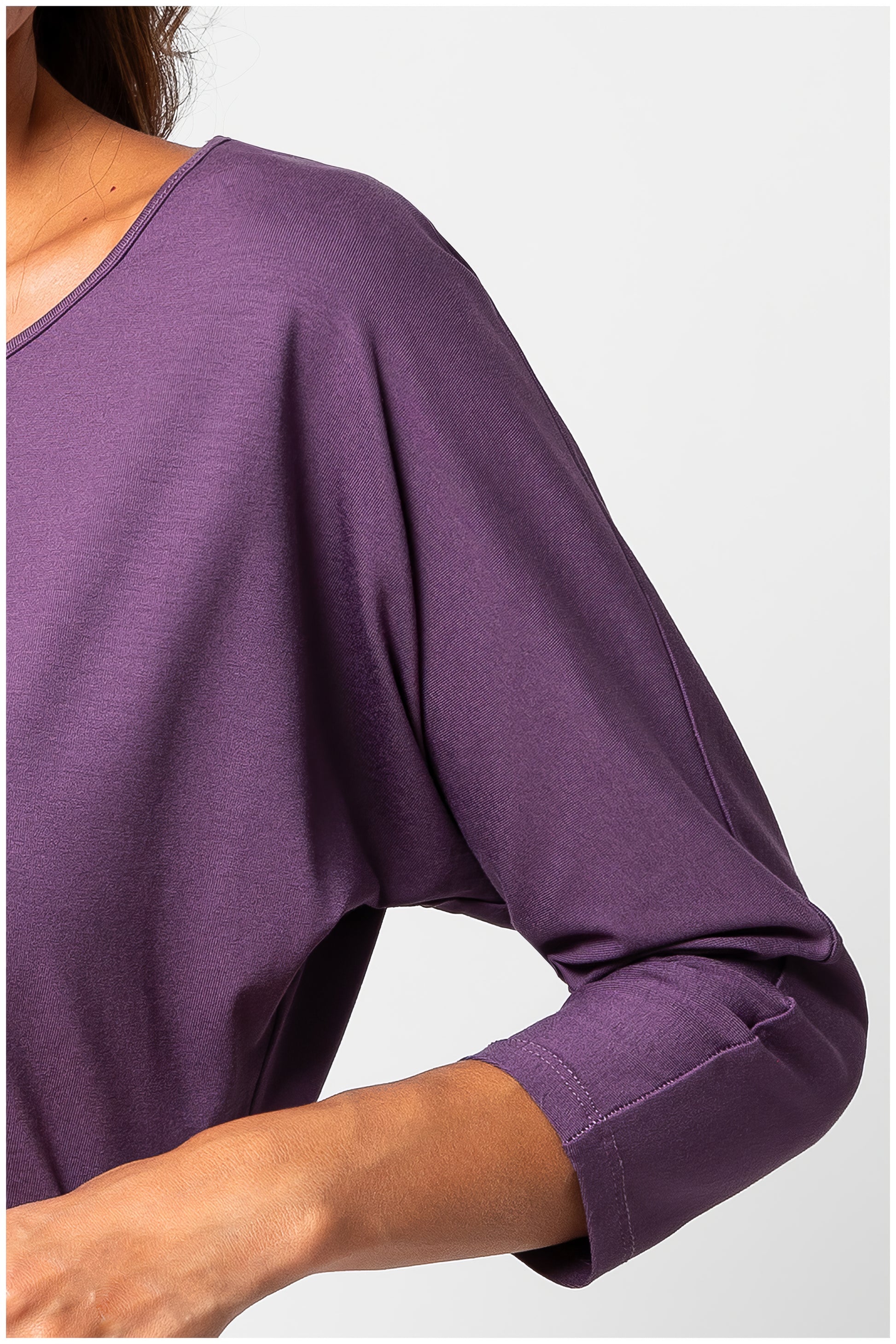 Eva Classic Top in Amethyst Purple